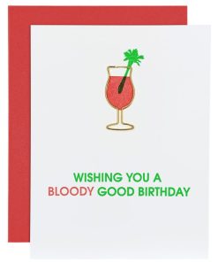 CHEZ GAGNE–chez gagne bloody good birthday card-1379 2