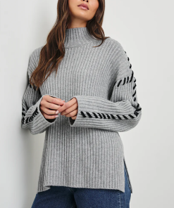 RAILS-sweater-womens liam sweater in heather grey-817B-339C-004 2