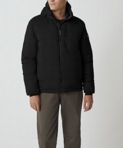 CANADA GOOSE–mens lodge hoody – black disc-5078MB 2