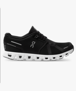 ON RUNNING–womens cloud 5 in black | white-59.98904 2