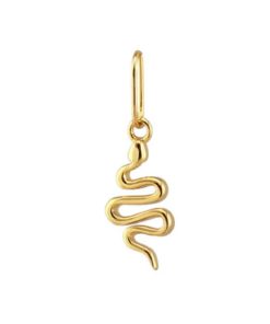 KRIS NATIONS-necklace-womens gold snake charm necklace-N950-SNAKE-G 2