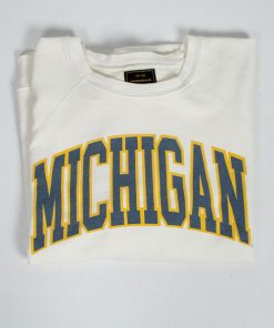 RETRO BRAND-sweatshirt-black label michigan crewneck sweatshirt-BL929-BLMIC415A 2