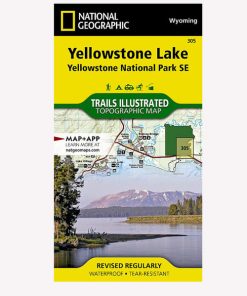 NATIONAL GEOGRAPHIC MAPS–national geo maps yellowstone lake #305-603151 2