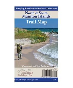 MICHIGAN TRAIL MAPS–michigan trail maps waterproof maps: north & south manitou islands- 2