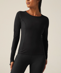 BEYOND YOGA-sleevetop-womens powerbeyond lite airshield long sleeve top-WK7907