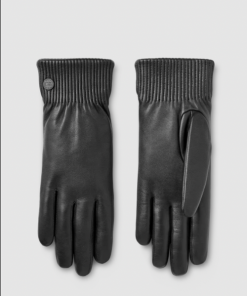 CANADA GOOSE-glove-womens leather rib luxe glove-5443L 2