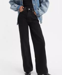 LEVIS PREMIUM–womens ribcage wide leg in h223 rosie posie-A6081-0001 2