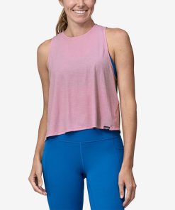 PATAGONIA–womens cap cool trail cropped tank-24460