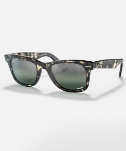 RAYBAN–rayban wayfarer with grey havana frame and polar clear gradient dark blue lens-RB2140-1333G6 2