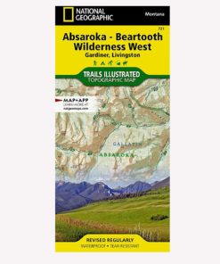 NATIONAL GEO MAPS–national geo maps absaroka-beartooth west #721-603351 2