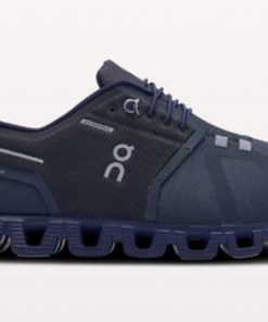 ON RUNNING–mens cloud 5 waterproof in navy | ink-59.97759 2