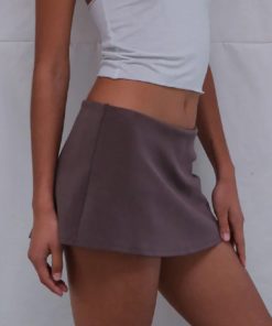 GEEL–womens aria mini skirt w/ built in shorts-G40036A