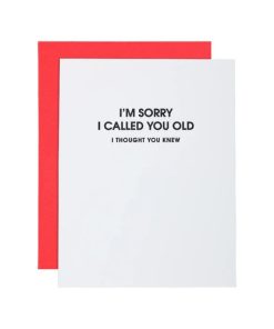 CHEZ GAGNE–sorry i called you old birthday card-1407 2