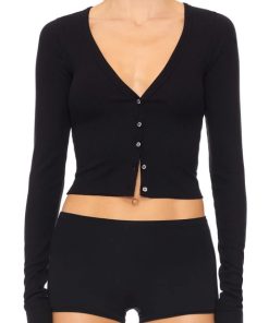 ETERNE–womens cropped cardigan-CB308