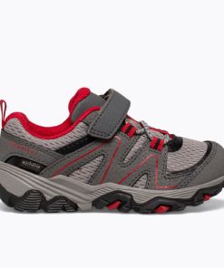 MERRELL–kids trail quest jr – grey/black/red-ML263182 2