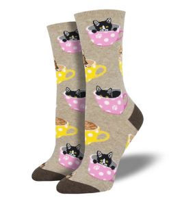 SOCKSMITH-socks-cat-feinated socks-WNC1771