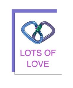 Wild Lettie–lots of love card -LOTSOFLOVECARD