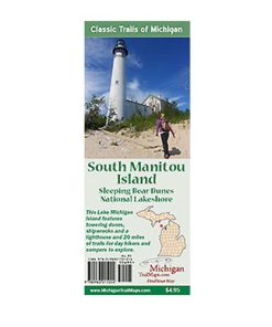 MICHIGAN TRAIL MAPS–classic trails mi: south manitou island-SOUTH MANITOU 2