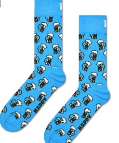 HAPPY SOCKS-sock-mens beer sock in light blue-P000152 2