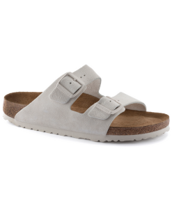 Birkenstock–womens narrow arizona sfb antique white suede-1024516 2