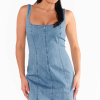 FRAME DENIM–womens super drape drawstring wide leg in ghost-WE24DPA005 4