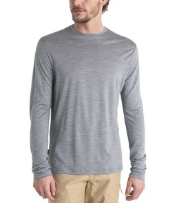 ICEBREAKER–mens merino 125 cool-lite sphere iii ls tee-0A56ZL