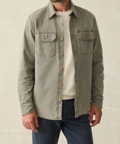 FAHERTY-shirtjacket-mens sunwashed shirt jacket -MOF2410 2