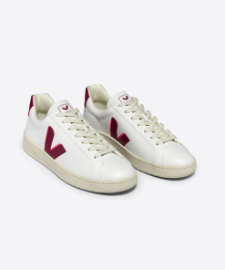 VEJA–womens urca w in white marsala rose fluo-UW0703701 2