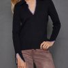 MICHAEL STARS-sweater-womens jonas johnny collar sweater-SCP008 3