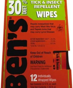 BENS INSECT REPELLEN–bens tick wipes-374165 2