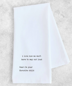 DEV D + CO–your favorite child – tea towel-TW-W356 2