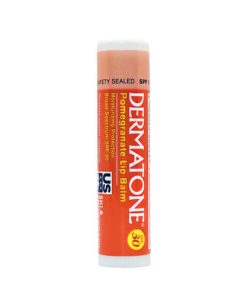 DERMATONE–pomegranate lip balm .15oz spf30-371622 2