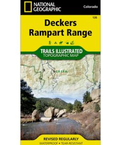 NATIONAL GEOGRAPHIC MAPS-map-national geo maps deckers hiking map (ti 135)-63-2100-135 2