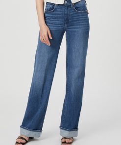 PAIGE PREMIUM DENIM–womens sasha 32″ w/ wide cuff in nadira-7399635-B812 2