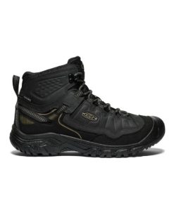 KEEN–mens targhee iv mid wp in triple black-1029825 2