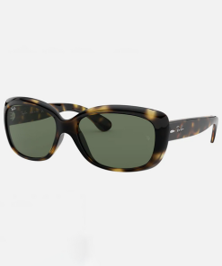 RAYBAN–jackie ohh with light havana frame and dark green lens -RB4101-710 2