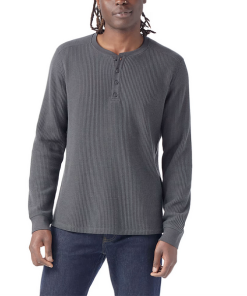 SMARTWOOL-sleeve-mens waffle long sleeve henley-SW002594