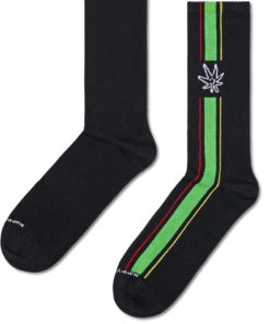 HAPPY SOCKS-sock-mens happy leaf sneaker sock-P000849 2