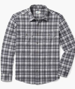 FAIR HARBOR–mens dunewood ultra-stretch flannel-DWF1