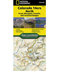 NATIONAL GEO MAPS–colorado 14ers north #1302-603322 2