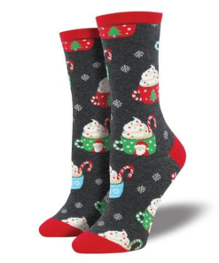 SOCKSMITH-socks-womens cocoa christmas socks-WNC911 2