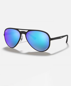 RAYBAN–rb4320ch matte black frame with green mirror blue lens-RB4320CH-601SA1 2