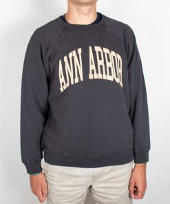 RETRO BRAND–rbbl premium ann arbor terry crew with white font-BL929-BLLBL563B 2