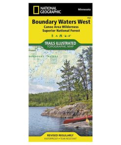 NATIONAL GEO MAPS–boundary waters west #753-603238 2