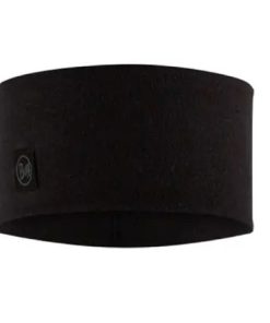 ORIGINAL BUFF-headband-merino wide headband solid adult in black- 2