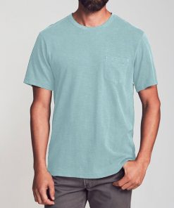 FAHERTY–mens sunwashed pocket tee-MKC0089