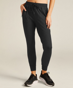 BEYOND YOGA–womens heather rib street jogger-HR1199 2