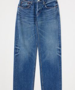 MOUSSY VINTAGE–womens mv trafalgar straight low in blue-540HSC11-7000