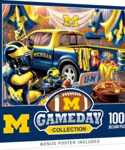 MASTERPIECE PUZZLES–michigan wolverines – gameday 1000 piece puzzle-UMI1060.01 2