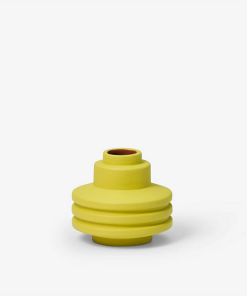 AREAWARE–strata vase in chartreuse-SB2VMCE 2